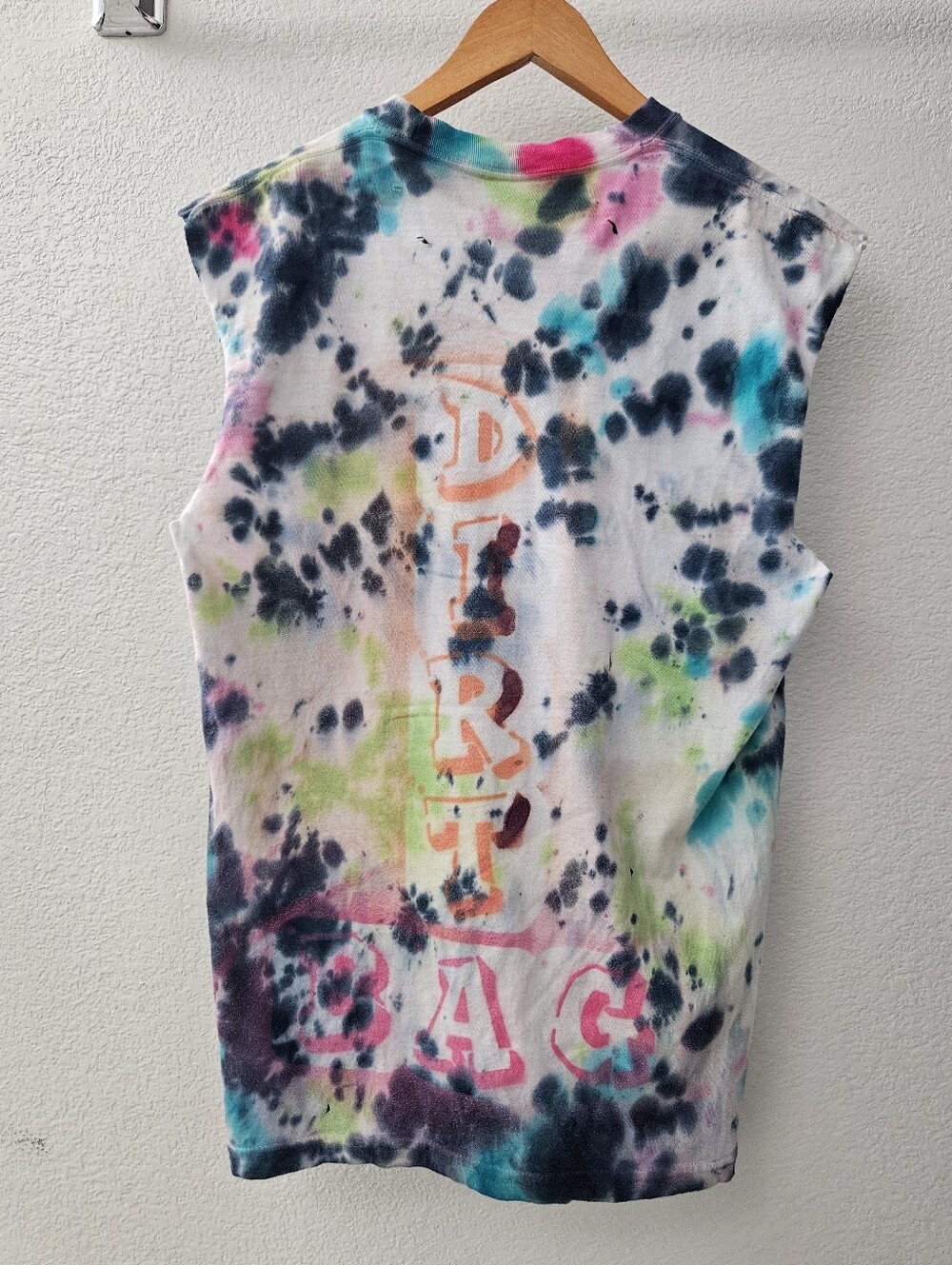 Distressed Overaized Grungy Dirt Bag Tee